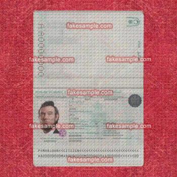United Kingdom Passport Fake Template