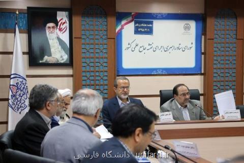 روند تدوین سند جامع روابط علمی بین المللی ایران عرضه شد