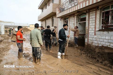 فعالیت ۲ هزار دانشجو در مناطق سیل زده در چارچوب اردوهای جهادی